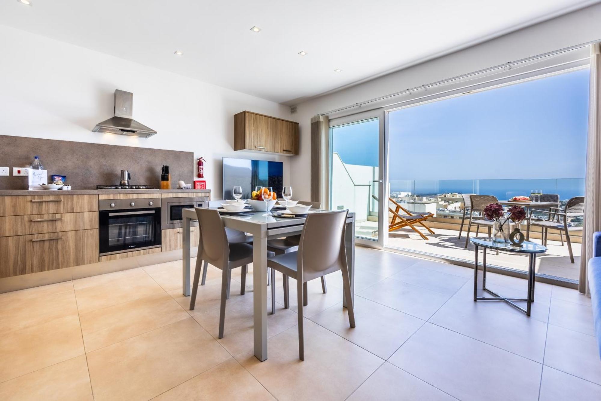 Fl7 Thelodge-Amazing View W Big Terrace By Homely Mellieha Exterior foto